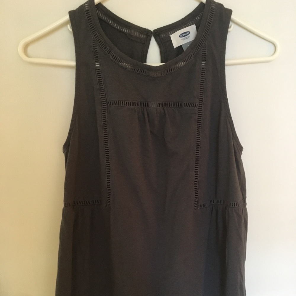 🔷$1 with any purchase! Gray Old Navy Tank detail